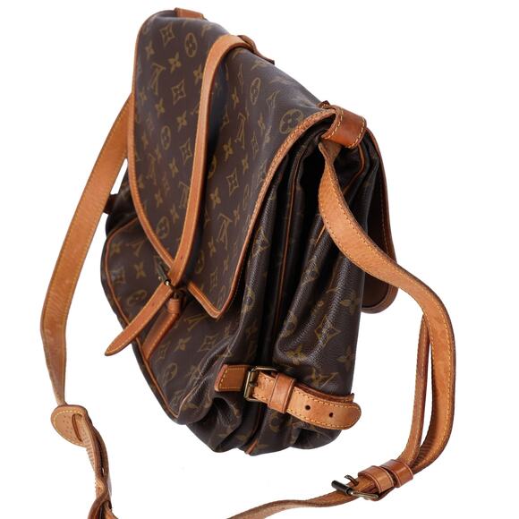 Louis Vuitton Saumur 30 Monogram Shoulder Bag M42256 Canvas - Picture 8 of 8